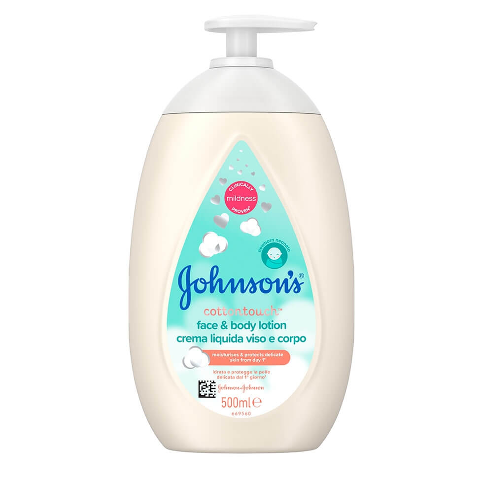 JOHNSON’S® Cottontouch™ Λοσιόν για Πρόσωπο & Σώμα